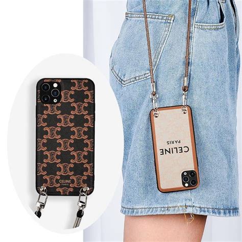 celine phone case bag|luxury iphone cases with lanyard.